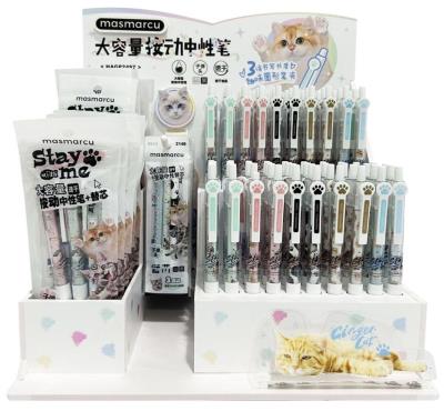 Opakowanie Długopis żelowy automat. Cats czarny (136szt) M&G