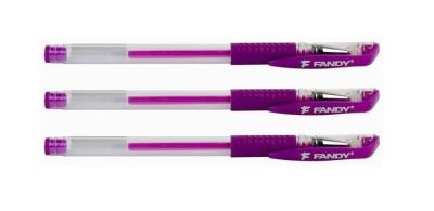 Opakowanie Długopis żelowy Fandy fioletowy (12szt)