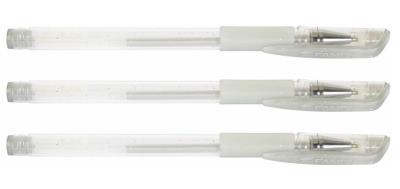 Opakowanie Długopis żelowy Fandy srebrny (12szt)