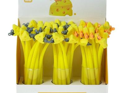 Długopis żelowy Myszka z serkiem (48szt). Wydawca: ADAR. SmakLiter.pl Opakowanie Długopis żelowy Myszka z serkiem (48szt)