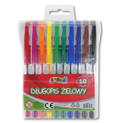 Opakowanie Długopis żelowy Penmate Kolori 10 kolorów