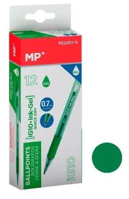 Opakowanie Długopis żelowy zielony (12szt)