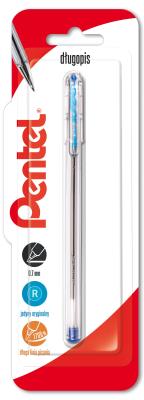 Opakowanie Długopisy SuperB BK77, niebieski x 1 blister