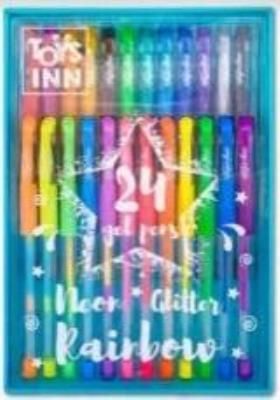 Opakowanie Długopisy żelowe 24szt STnux