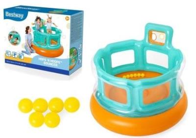 Zdjęcie produktu Dmuchana trampolina dla dzieci 152x117cm