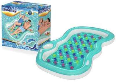 Opakowanie Dmuchany materac 2-osobowy niebieski 216x178cm