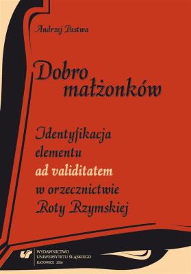 Okładka książki Dobro małżonków. Identyfikacja elementu...