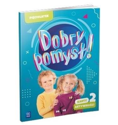 Okładka książki Dobry pomysł! Pięciolatek. Karty aktywności cz.2