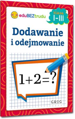 Okładka książki Dodawanie i odejmowanie klasa 1-3