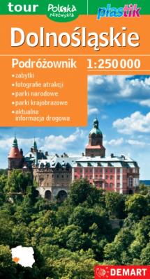 Okładka książki Dolnośląskie. Podróżownik. Mapa turyst.1:250 000