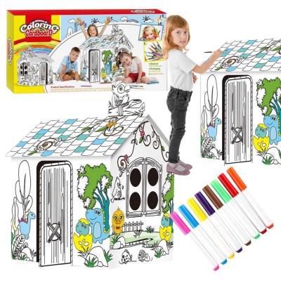 Opakowanie Domek kartonowy do malowania XXL