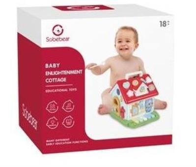 Opakowanie Domek sorter z pianinkiem światło dźwięk