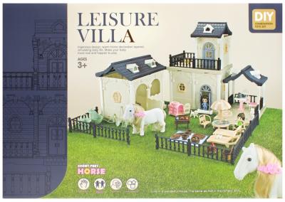 Opakowanie Domek + stajnia do składania 180 elementów