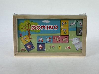 Opakowanie Domino drewniane Zwierzątka