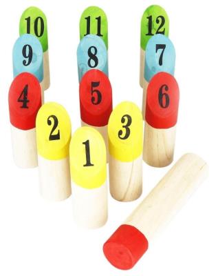 Opakowanie Drewaniany zestaw do gry w numery