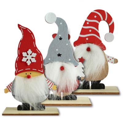 Opakowanie Drewniana dekoracja skrzat MIX