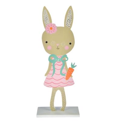 Opakowanie Drewniana dekoracja - zajączek MIX