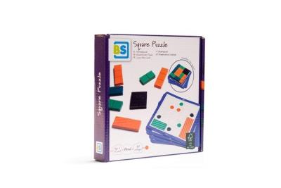 Opakowanie Drewniana gra Łamigłówka zakryj kropki