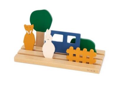 Opakowanie Drewniana gra przestrzenna