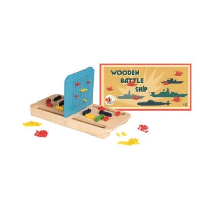 Opakowanie Drewniana gra w statki