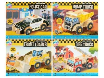 Opakowanie Drewniana konstrukcja pojazdu 3D mix