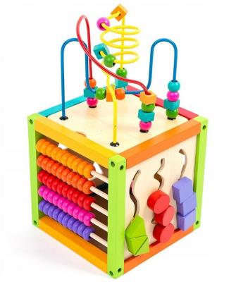 Opakowanie Drewniana kostka edukacyjna sorter