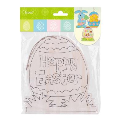 Opakowanie Drewniana ozdoba zrób to sam - jajko