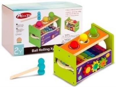 Opakowanie Drewniana przebijanka z cymbałkami