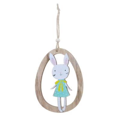 Opakowanie Drewniana zawieszka - jajko MIX