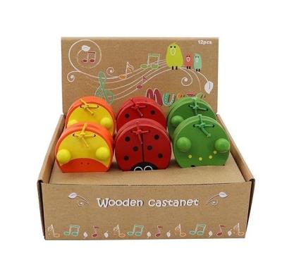 Opakowanie Drewniane kastaniety zwierzątka mix