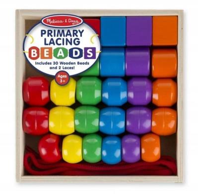 Opakowanie Drewniane korale do nawlekania