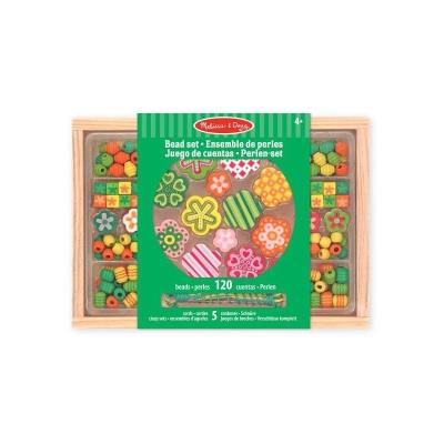 Opakowanie Drewniane koraliki Flower Power