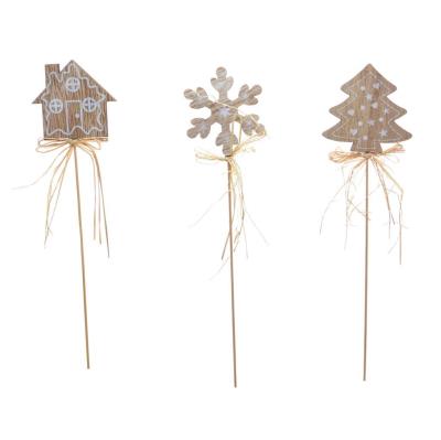 Opakowanie Drewniane piki - mix świątecznych wzorów