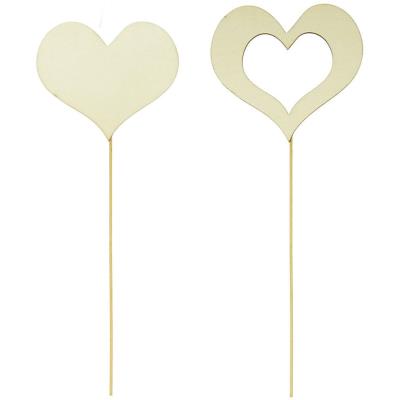 Opakowanie Drewniane serce na piku