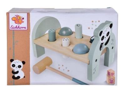 Drewniane stanowisko do wbijania klocków. Wydawca: SIMBA. SmakLiter.pl Opakowanie Drewniane stanowisko do wbijania klocków