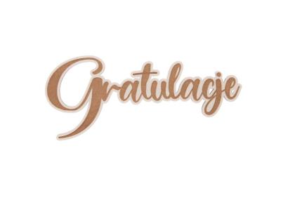 Drewniany napis - Gratulacje 5szt biały. Wydawca: CRESCO. SmakLiter.pl Opakowanie Drewniany napis - Gratulacje 5szt biały