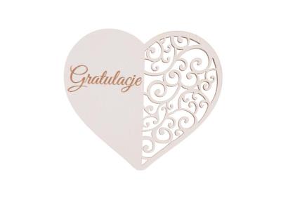 Drewniany napis - Gratulacje 5szt biały. Wydawca: CRESCO. SmakLiter.pl Opakowanie Drewniany napis - Gratulacje 5szt biały