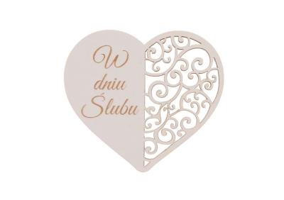 Drewniany napis - W dniu ślubu 5szt biały. Wydawca: CRESCO. SmakLiter.pl Opakowanie Drewniany napis - W dniu ślubu 5szt biały
