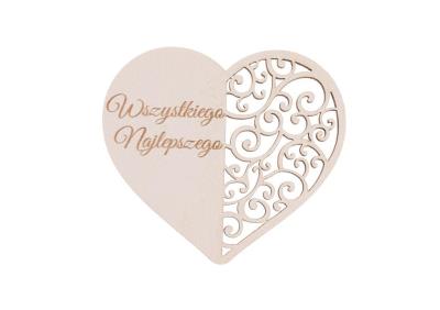 Drewniany napis - Wszystkiego najlepszego 5szt. Wydawca: CRESCO. SmakLiter.pl Opakowanie Drewniany napis - Wszystkiego najlepszego 5szt