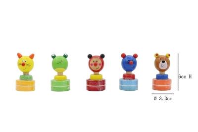 Opakowanie Drewniany stempelek z tuszem mix