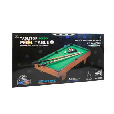 Opakowanie Drewniany stół do bilarda na nóżkach