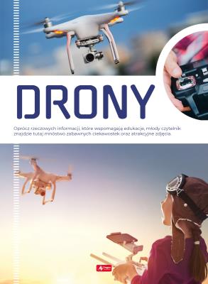 DRON - uszkodzone. Autor: ALICJA ŻURAWSKA-MAZUR. SmakLiter.pl Okładka książki DRON - uszkodzone