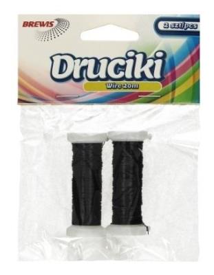 Opakowanie Druciki florystyczne 20m 2szt czarne