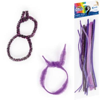 Opakowanie Druciki kreatywne 30 cm 20 szt. fioletowe Fiorello GR-CH020