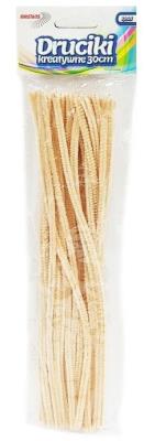 Opakowanie Druciki kreatywne beżowe 40szt