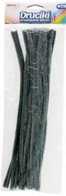 Opakowanie Druciki kreatywne szare 40szt