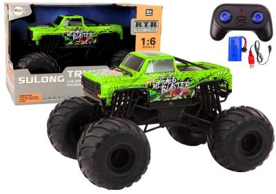Opakowanie Duże auto terenowe 2.4G R/C 1:6 zielony