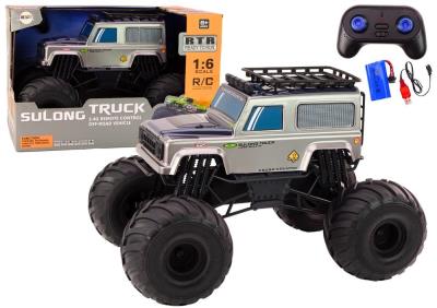 Opakowanie Duże auto terenowe Suv 2.4G R/C 1:16 siwy
