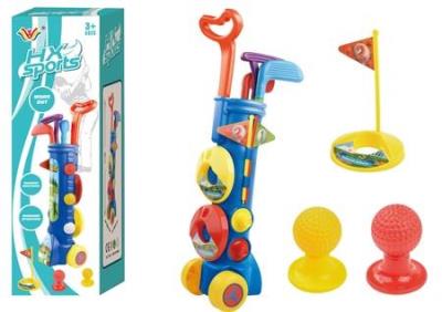 Opakowanie Duży zestaw do gry w mini golfa z wózkiem