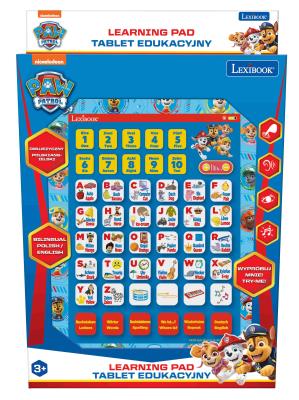Dwujęzyczny tablet edukacyjny Psi Patrol JCPAD002PAi17. Wydawca: Lexibook. SmakLiter.pl Opakowanie Dwujęzyczny tablet edukacyjny Psi Patrol JCPAD002PAi17